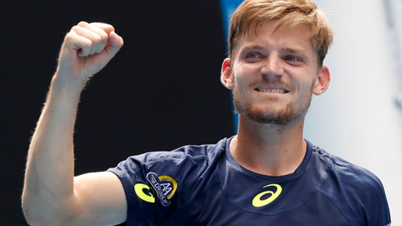 The Latest: Monfils struggles with return of serve vs Nadal